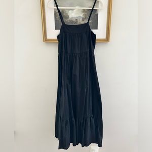 Mikoh Sakura tiered midi dress- color night